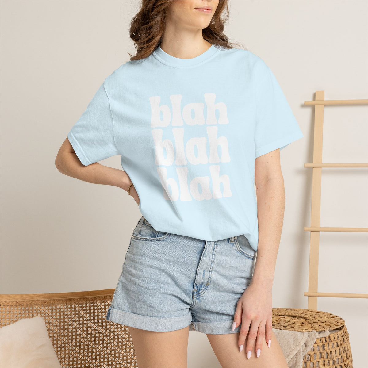 Blah Blah Blah Unisex Comfort Colors Tee