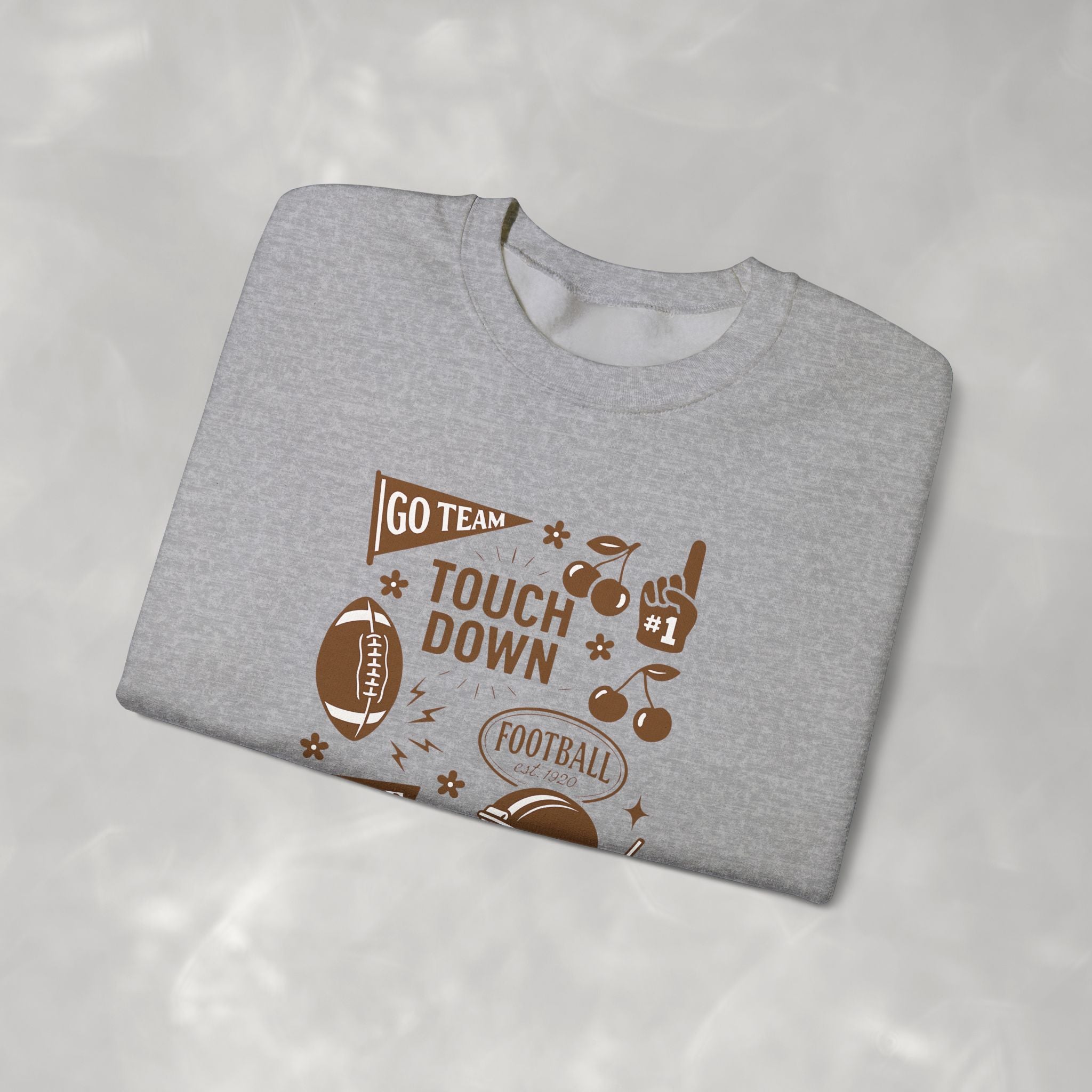 Football Preppy Game Day Gildan Unisex Heavy Blend™ Crewneck Sweatshirt