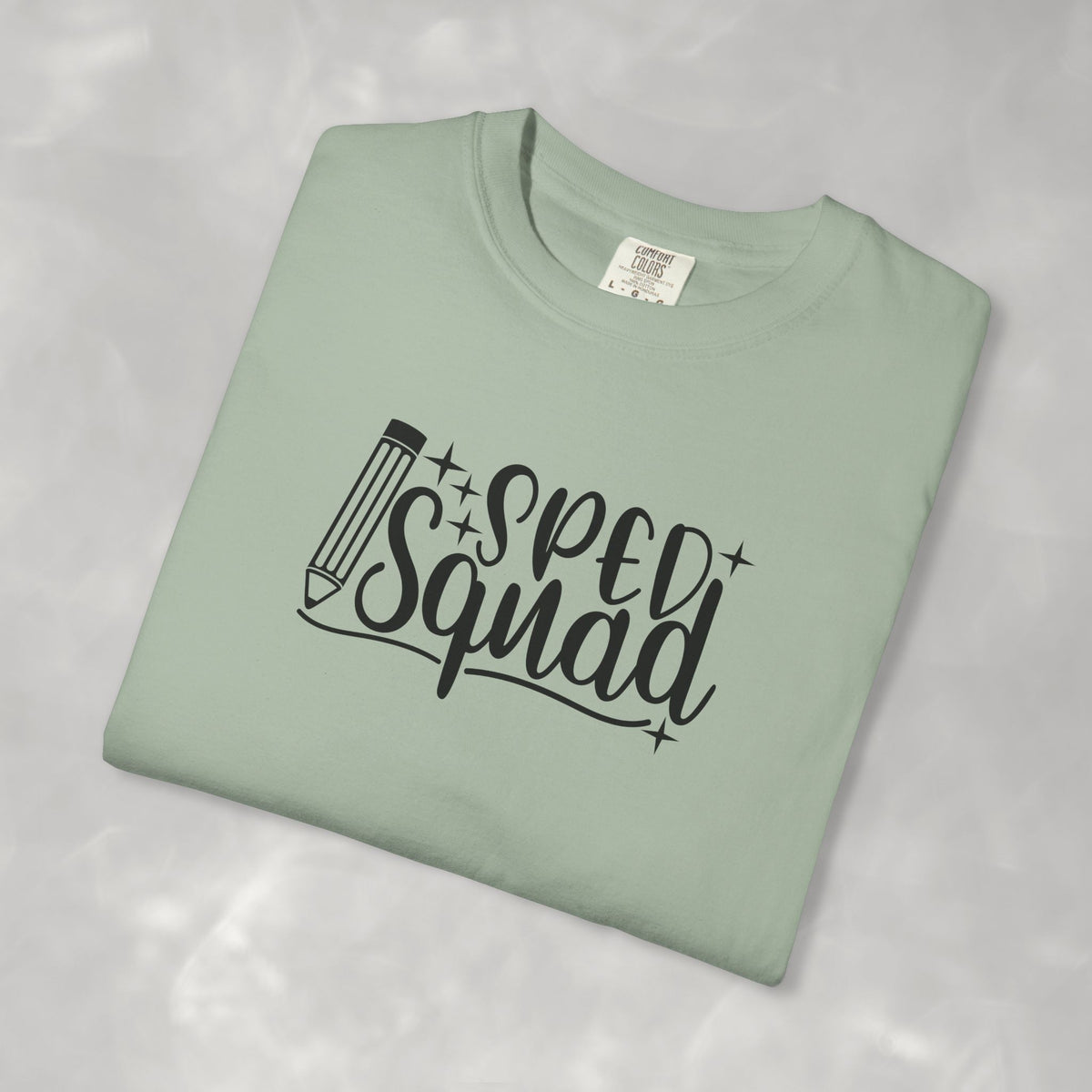 SPED Squad Comfort Colors Gildan Unisex Garment-Dyed T-shirt for Educators, Teachers, Paraprofessionals