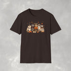 Retro Cats in Halloween Costumes Gildan Unisex Softstyle T-Shirt