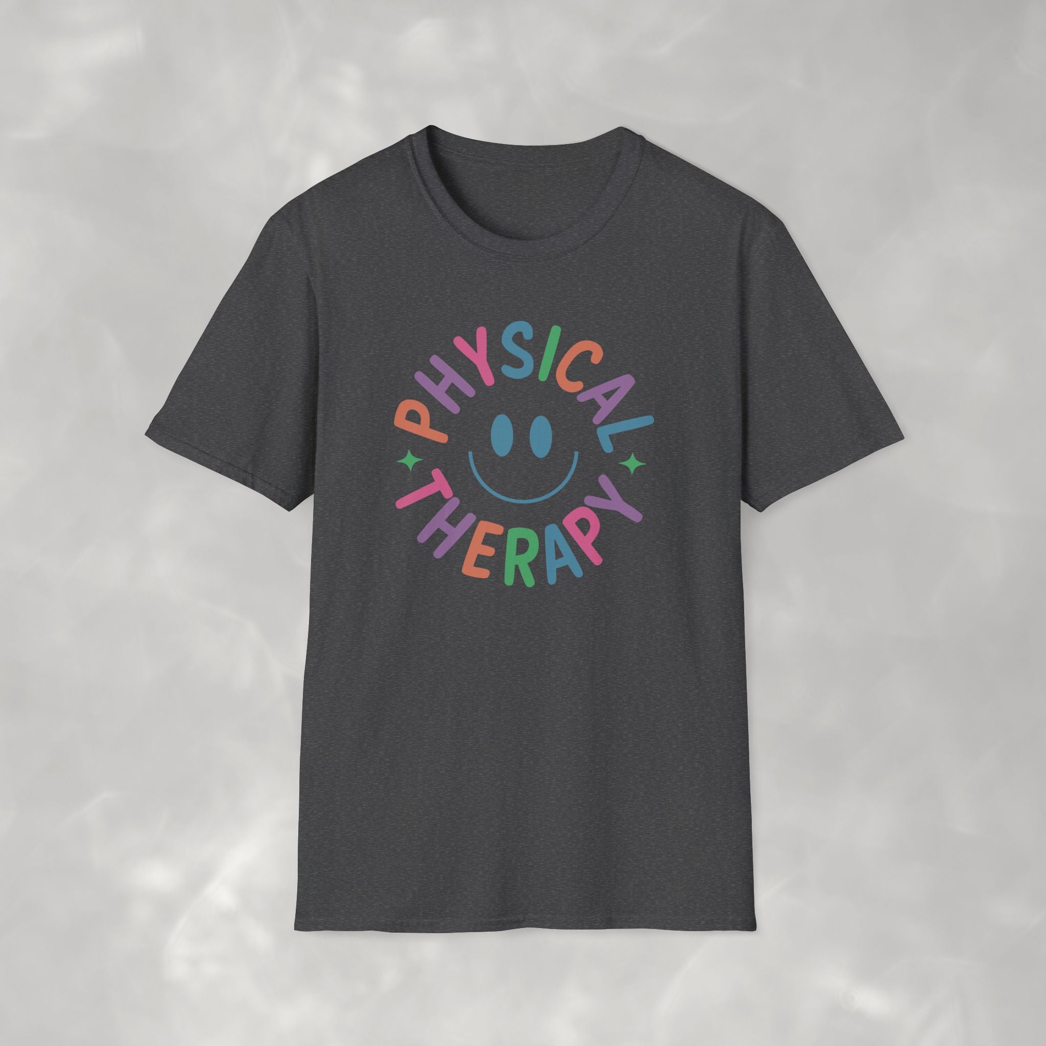 Physical Therapy, Cute Playful Smile, PT, PTA Gildan Unisex Softstyle T-Shirt