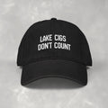 Lake Cigs Don't Count Embroidered Denim Hat, Funny Hat for Men and Women Summer, 4th of July, Independence Day, Cookouts, BBQ, Lake Life