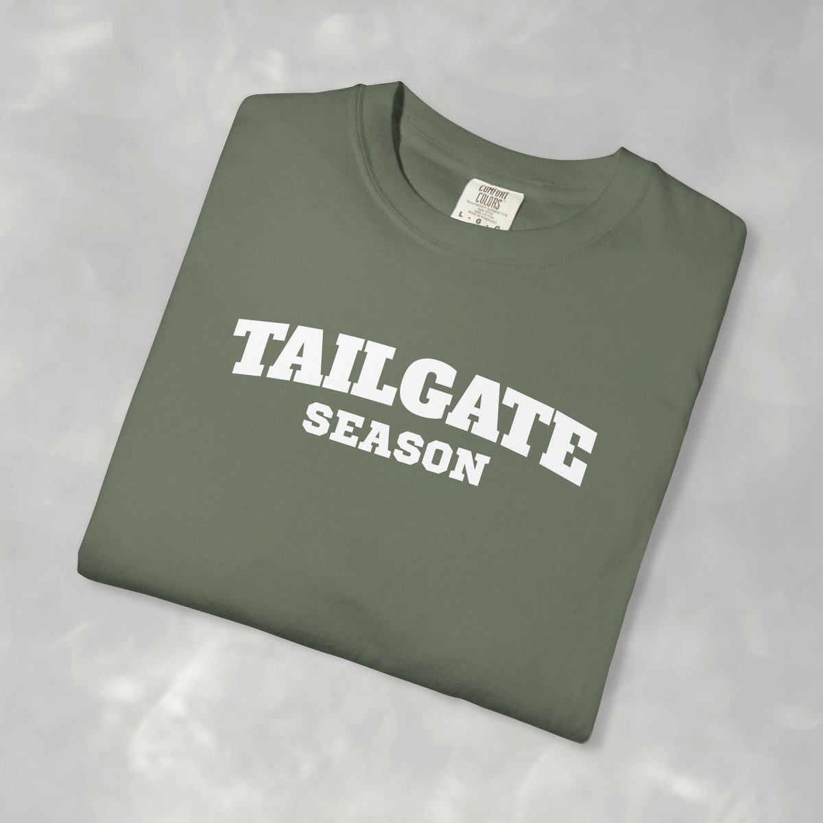 Tailgate Season, Football Game Day Unisex Comfort Colors Tee for Men and Women
