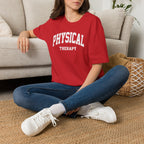 Physical Therapy, Therapist Varsity Style Gildan Unisex Softstyle T-Shirt