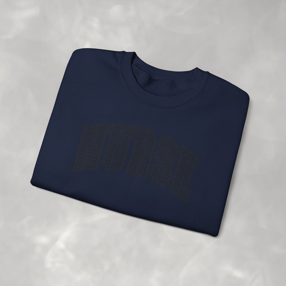 Nurse Checkered Gildan Unisex Heavy Blend™ Crewneck Sweatshirt for RN, LPN, GN, Nursing Students