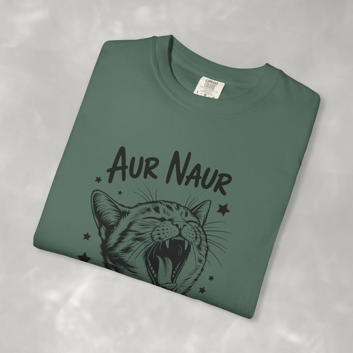 Aur Naur (Oh No) Funny Cat Lover Unisex Comfort Colors Tee
