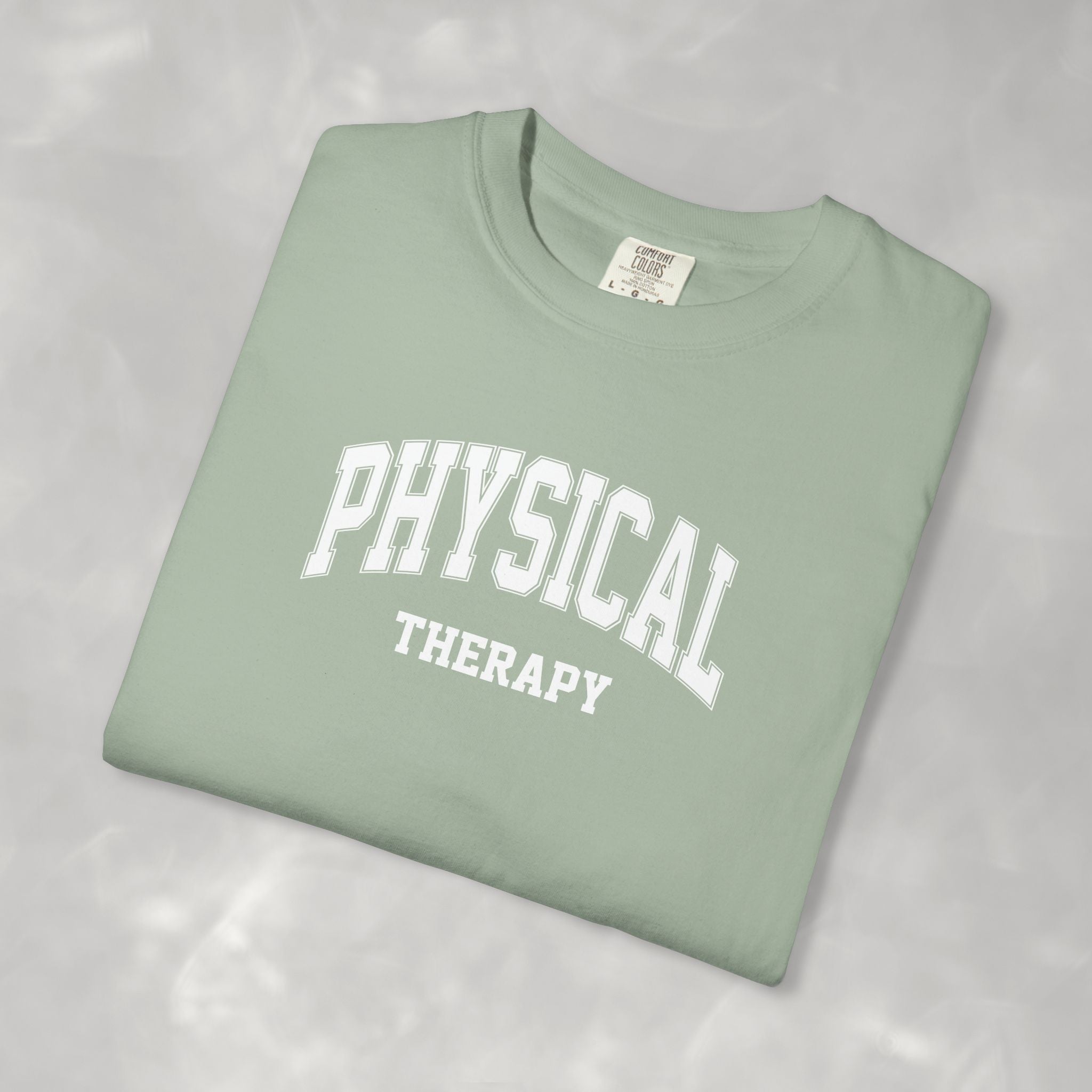 Physical Therapy, Therapist Classic Varsity Style Comfort Colors Tee