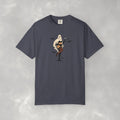 Spooky Retro Ghost Babe Unisex Comfort Colors Tee