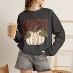 Autumn Harvest, White Pumpkin Retro Gildan Unisex Heavy Blend™ Crewneck Sweatshirt