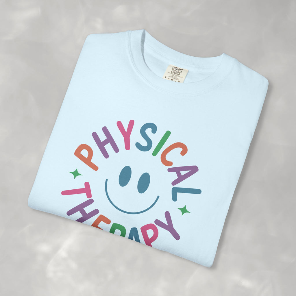 Physical Therapy, Cute Playful Smile, PT, PTA Unisex Comfort Colors Tee
