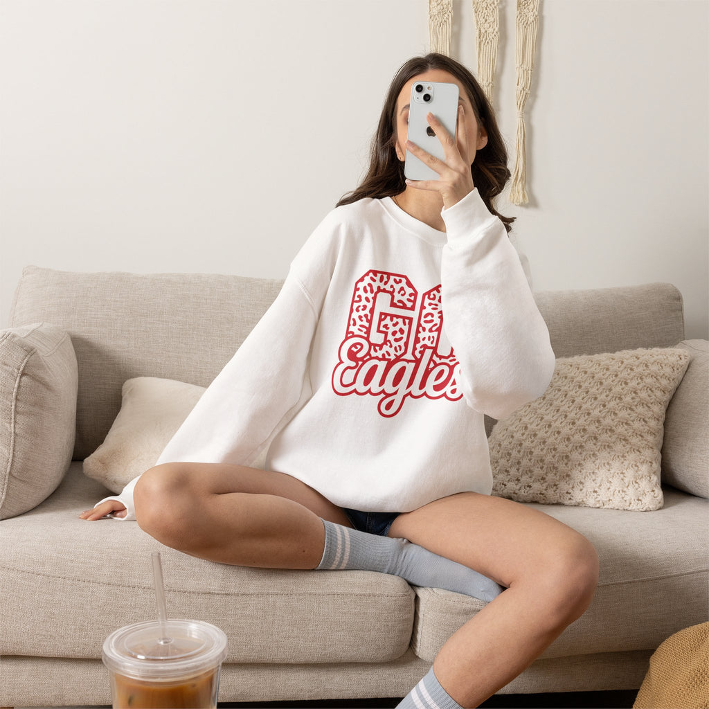 Go Eagles, Eagle Pride, Team Spirit Gildan Unisex Heavy Blend™ Crewneck Sweatshirt