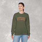 Leopard Print Varsity Nurse Gildan Unisex Heavy Blend™ Crewneck Sweatshirt