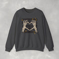 Spooky Skeleton Hands, Cute Halloween Unisex Heavy Blend™ Crewneck Sweatshirt