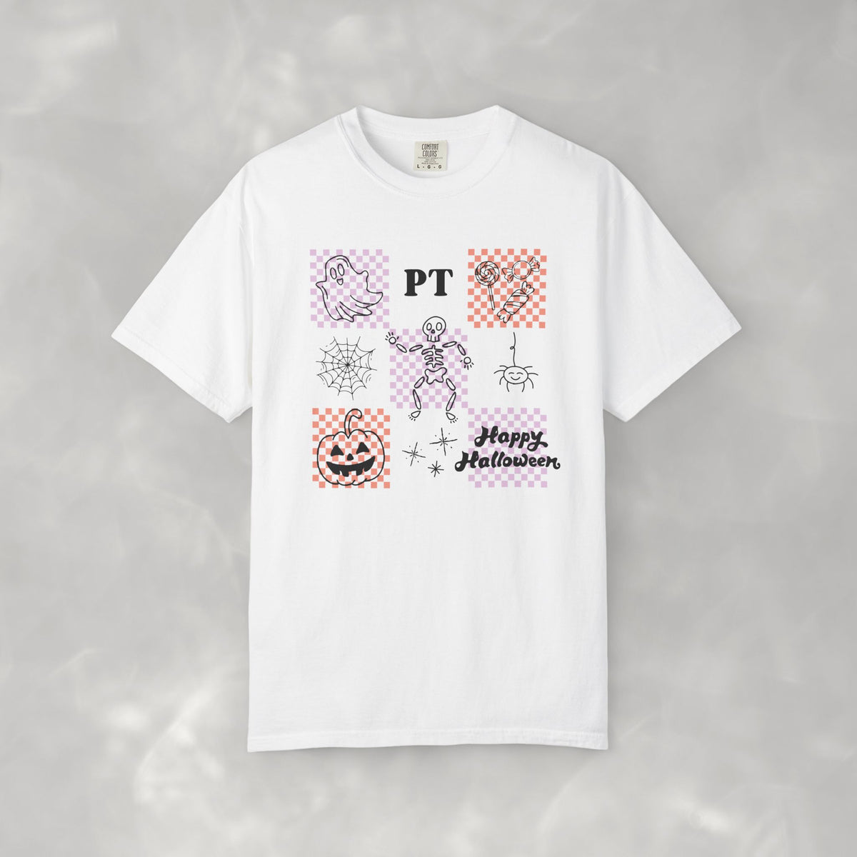 Cute Physical Therapy Halloween Comfort Colors Unisex Garment-Dyed T-shirt for PT, PTA, Physical Therapist