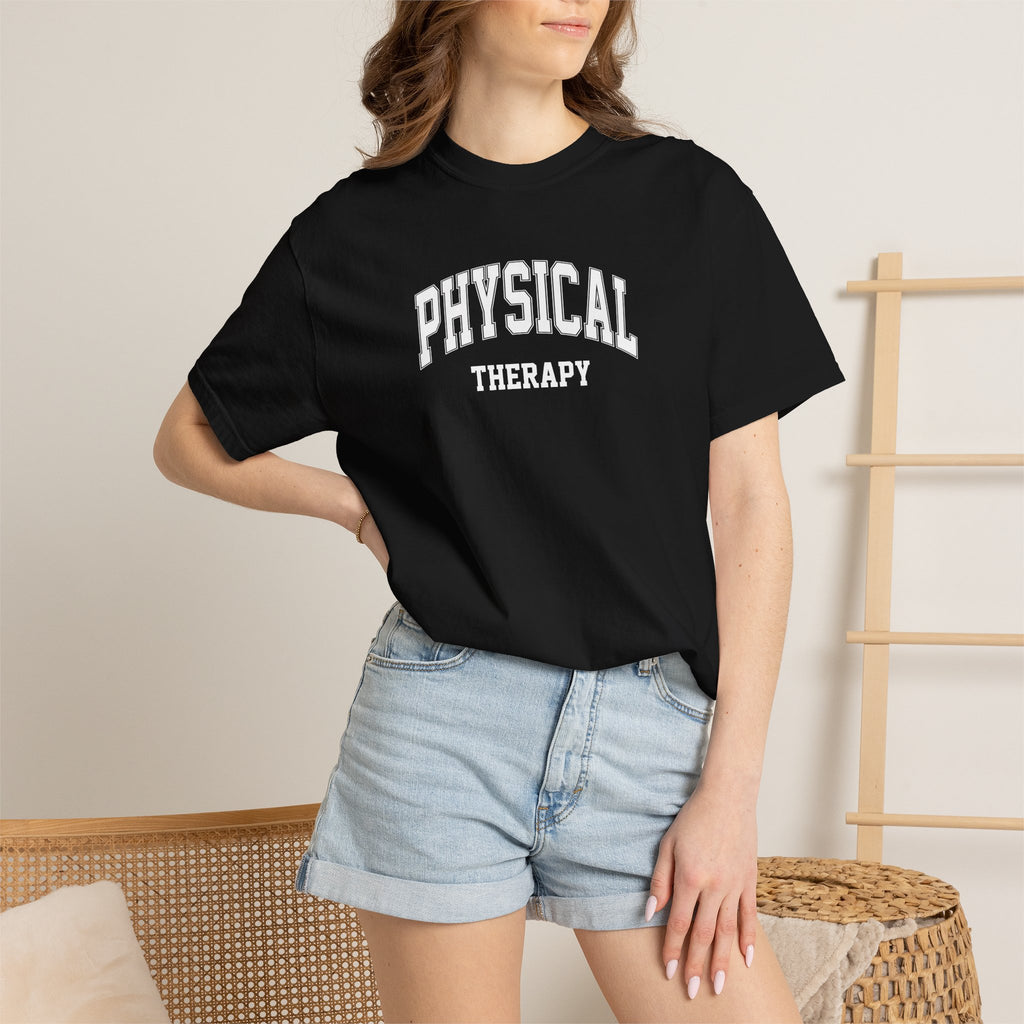 Physical Therapy, Therapist Classic Varsity Style Comfort Colors Tee