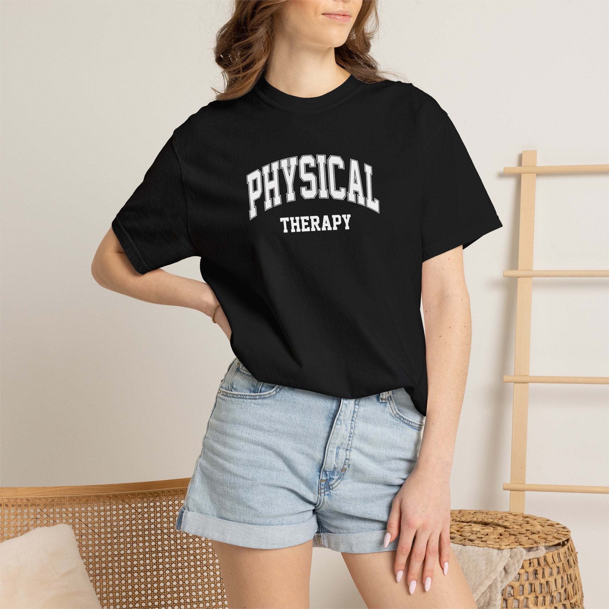 Physical Therapy, Therapist Classic Varsity Style Comfort Colors Tee