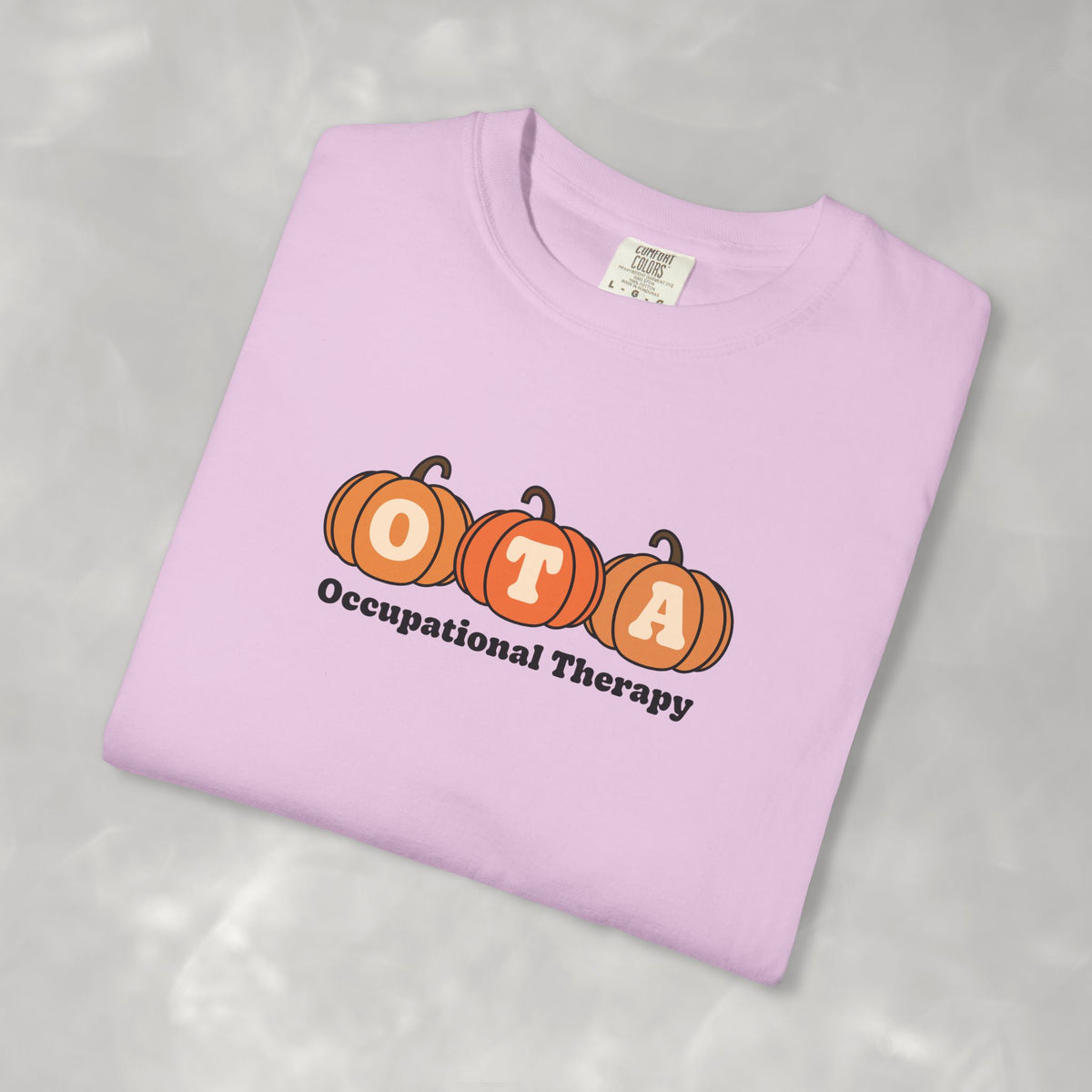 OTA Fall Pumpkins Comfort Colors Garment-Dyed T-shirt for Occupational Therapy Assistants