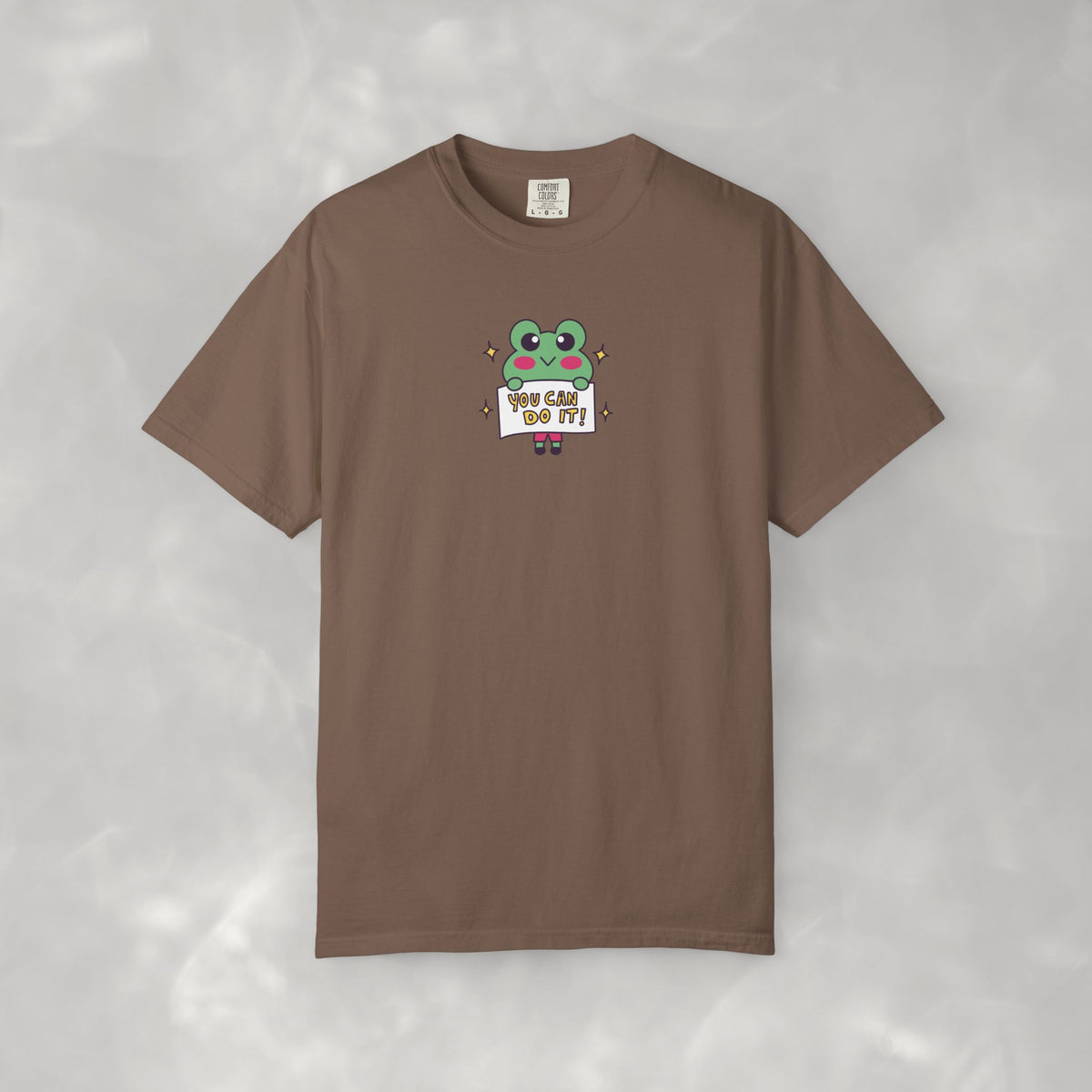 You Can Do It, Cute Motivational Frog Unisex Comfort Colors Tee for OT, PT, Speech Therapist