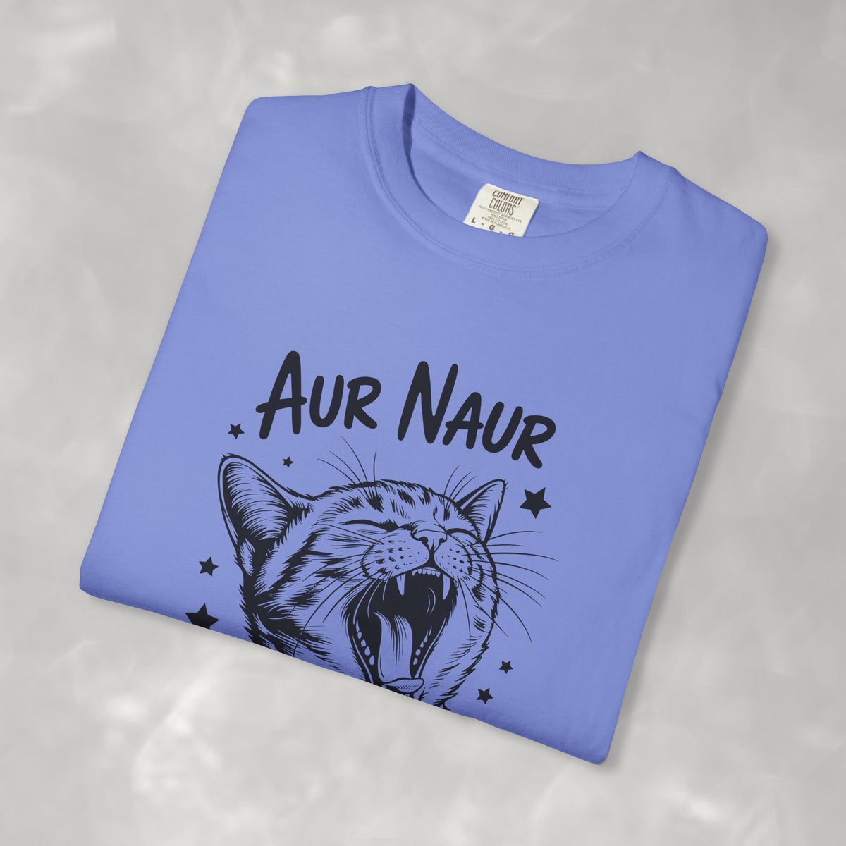 Aur Naur (Oh No) Funny Cat Lover Unisex Comfort Colors Tee