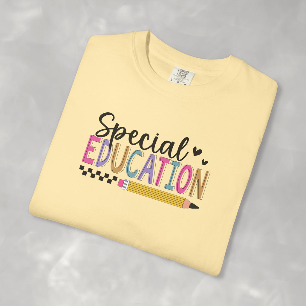 Special Education Comfort Colors Unisex Garment-Dyed T-shirt for Teachers, Educators, Paraprofessionals