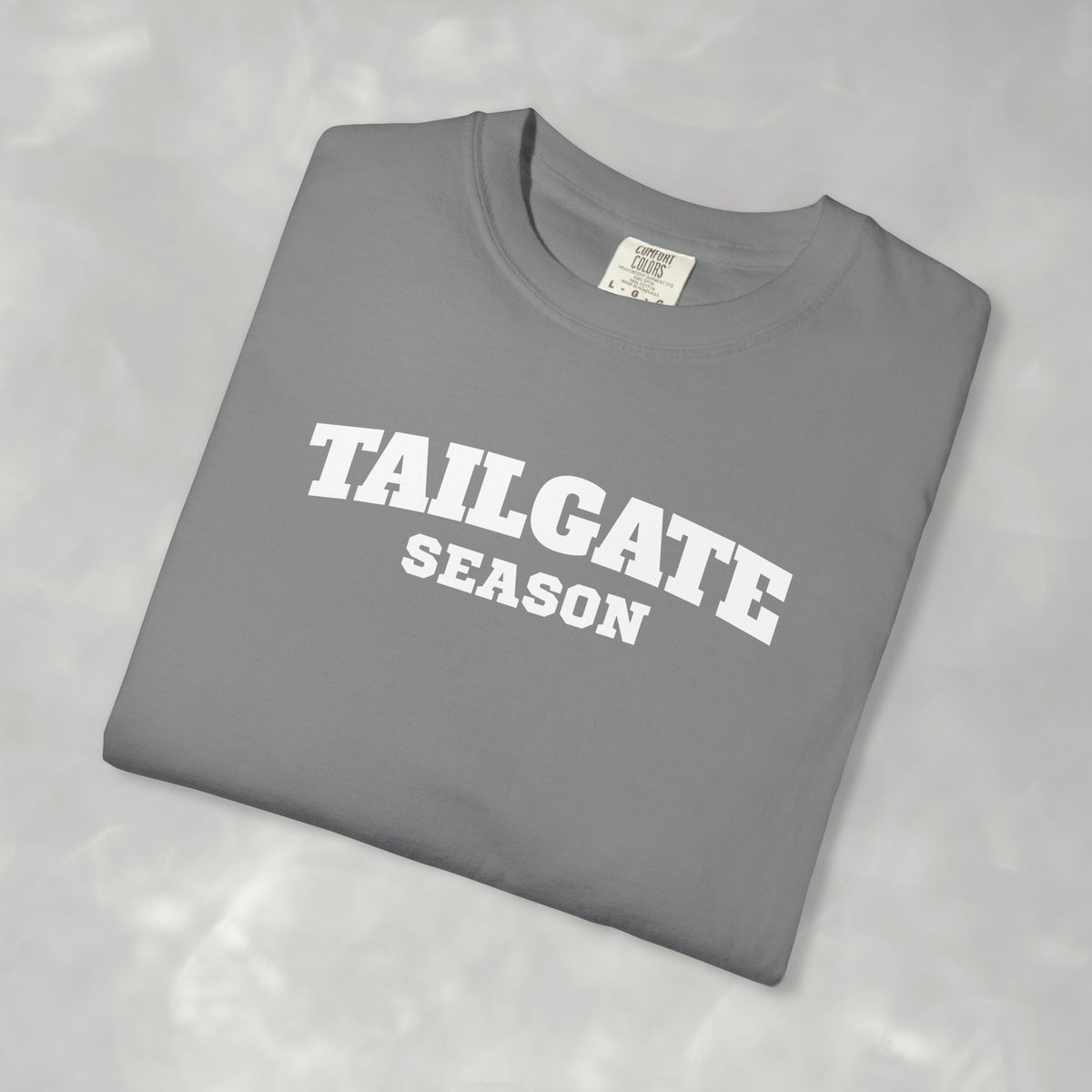 Tailgate Season, Football Game Day Unisex Comfort Colors Tee for Men and Women