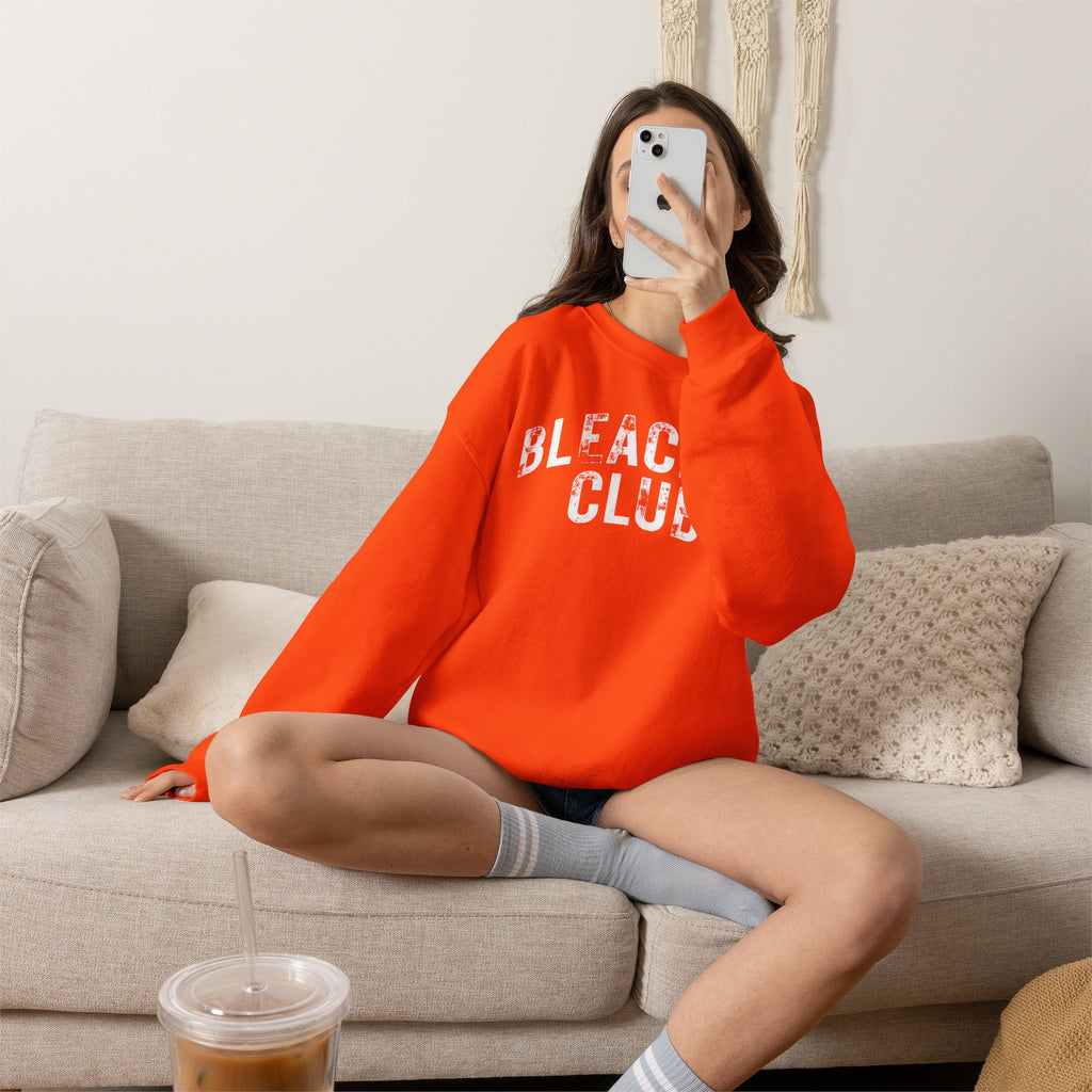 Bleacher Club, Funny Unisex Heavy Blend™ Crewneck Sweatshirt for Sports Parents, Family