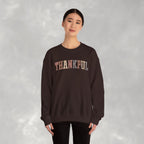 Thankful Cute Boho Trendy Gildan Unisex Heavy Blend™ Crewneck Sweatshirt for Autumn, Fall, Thanksgiving