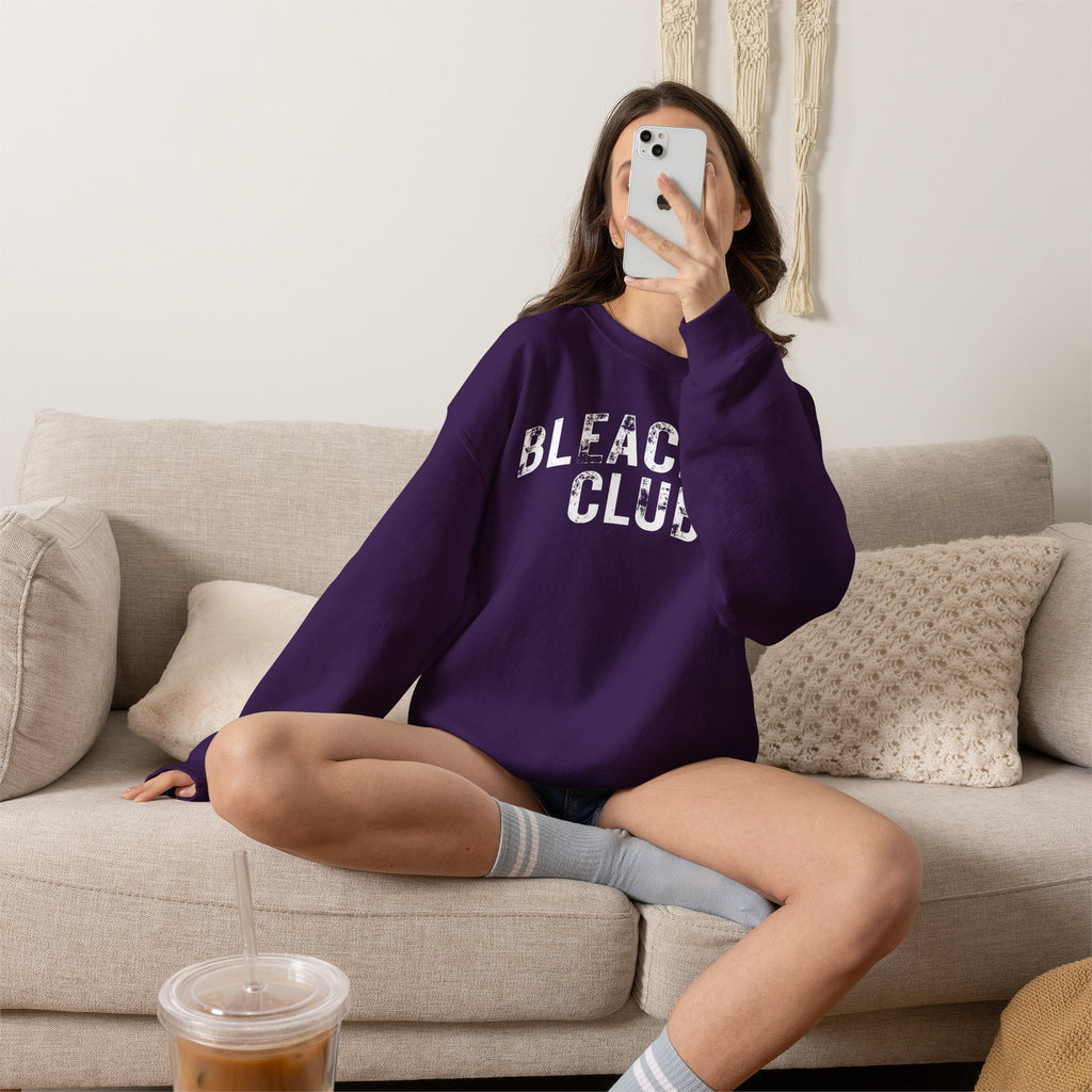 Bleacher Club, Funny Unisex Heavy Blend™ Crewneck Sweatshirt for Sports Parents, Family