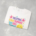 Helping Tiny Humans Do Big Things Gildan Unisex Heavy Blend™ Crewneck Sweatshirt