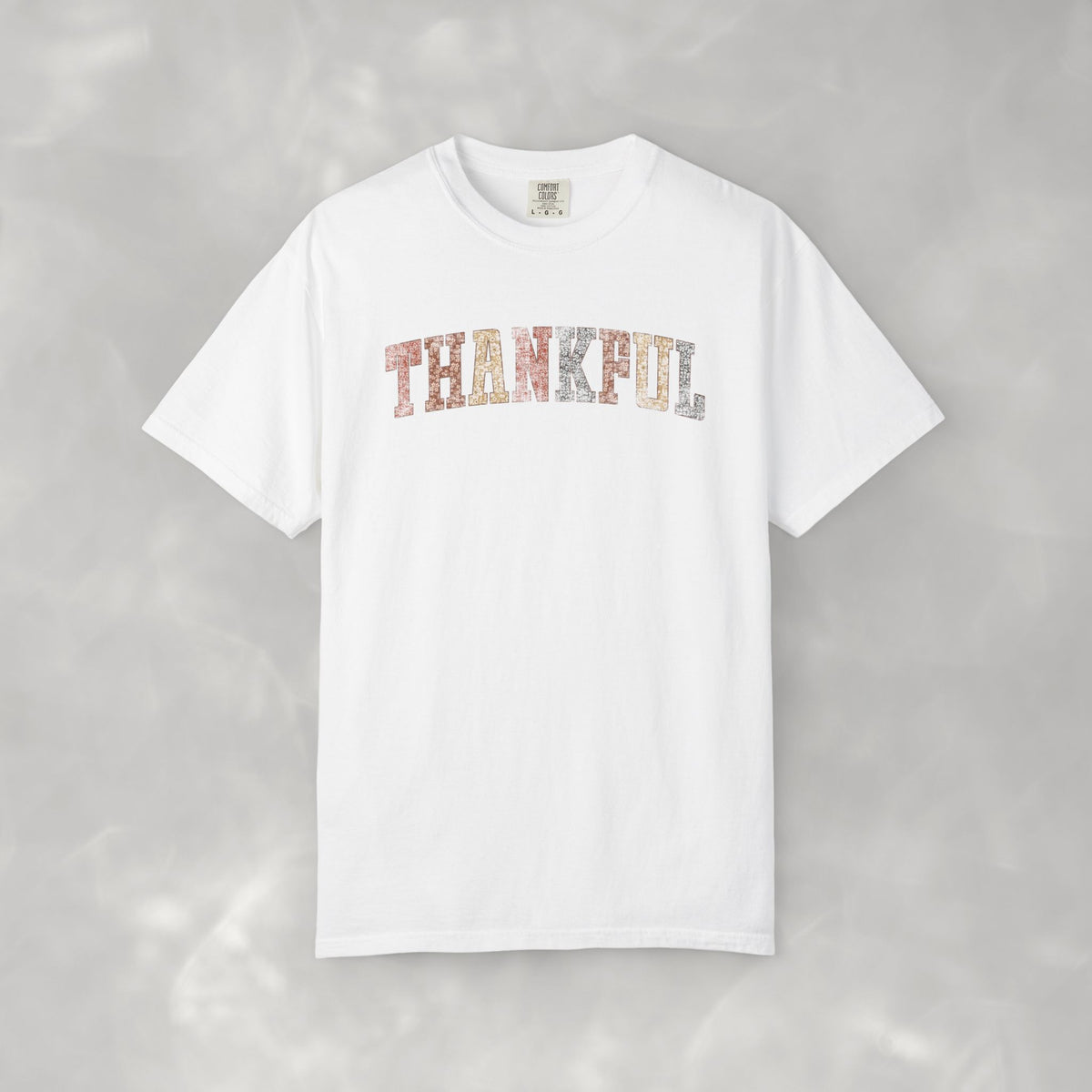 Boho Cute Thankful Comfort Colors Garment-Dyed T-shirt for Thanksgiving