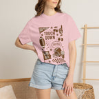 Football Preppy Game Day Comfort Colors Tee for Women