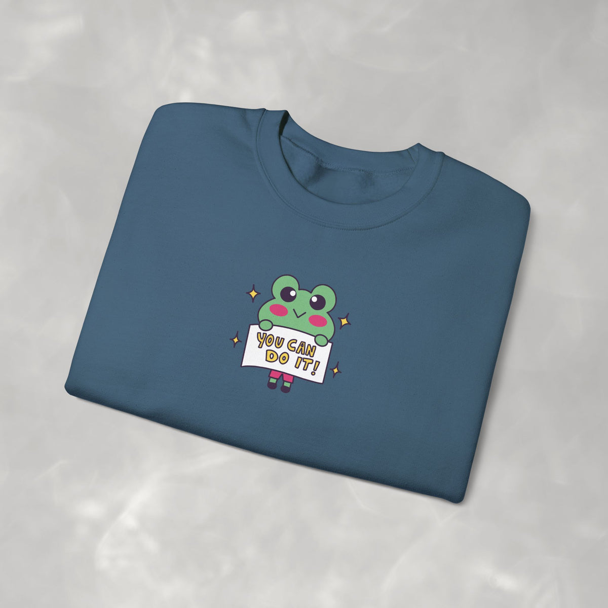You Can Do It, Cute Motivational Frog Unisex Heavy Blend™ Crewneck Sweatshirt for OT, PT, Speech Therapist