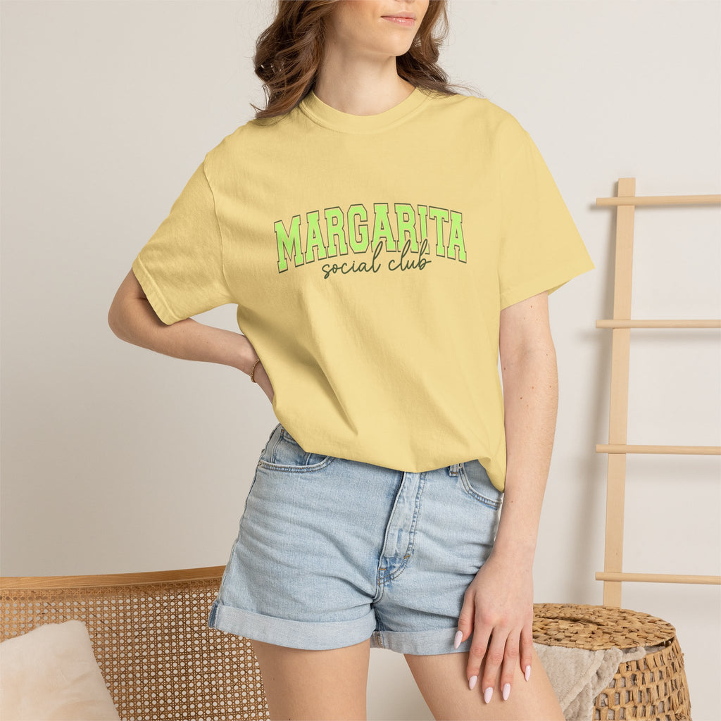 Margarita Social Club, Funny, Summer, Vacation Comfort Colors Tee