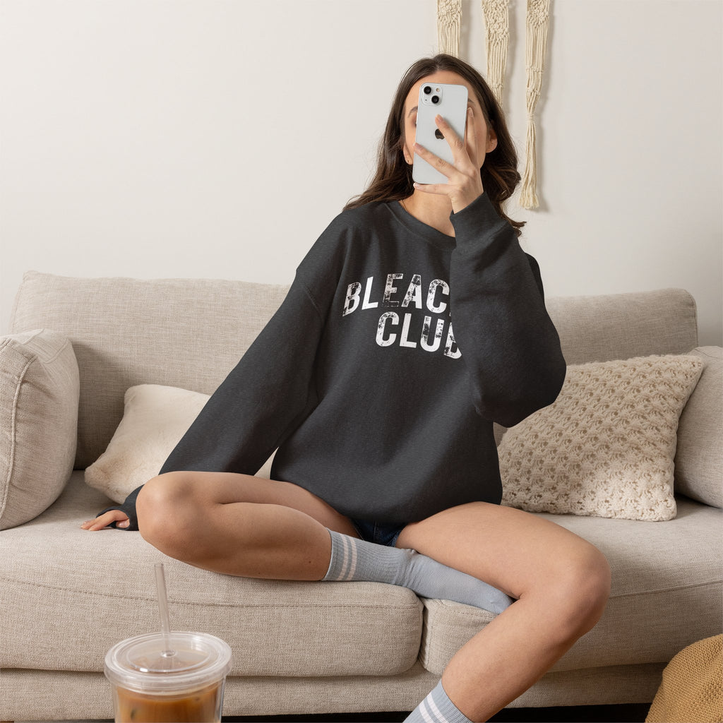 Bleacher Club, Funny Unisex Heavy Blend™ Crewneck Sweatshirt for Sports Parents, Family