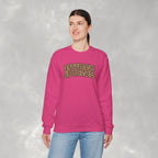 Leopard Print Varsity Nurse Gildan Unisex Heavy Blend™ Crewneck Sweatshirt