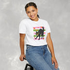 Spooky, Cute Black Cat, Halloween Comfort Colors Tee Unisex