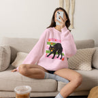 Spooky, Cute Black Cat, Halloween, Gildan Unisex Heavy Blend™ Crewneck Sweatshirt