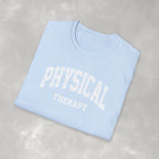 Physical Therapy, Therapist Varsity Style Gildan Unisex Softstyle T-Shirt