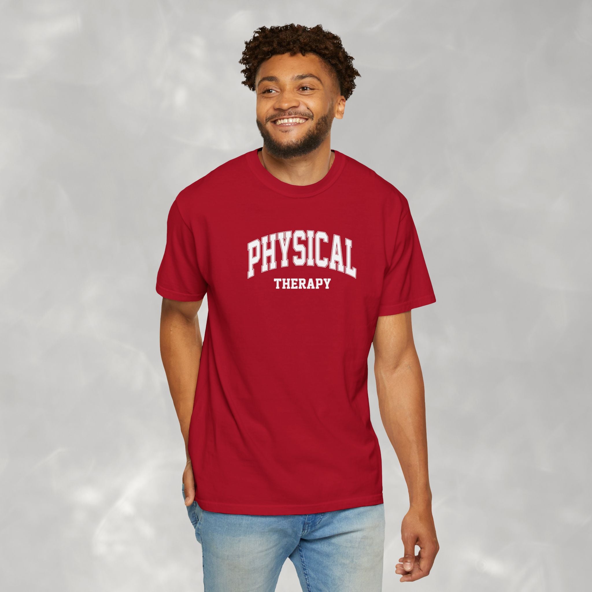 Physical Therapy, Therapist Classic Varsity Style Comfort Colors Tee