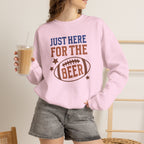 Funny Just Here for the Beer, Gildan Unisex Heavy Blend™ Crewneck Sweatshirt