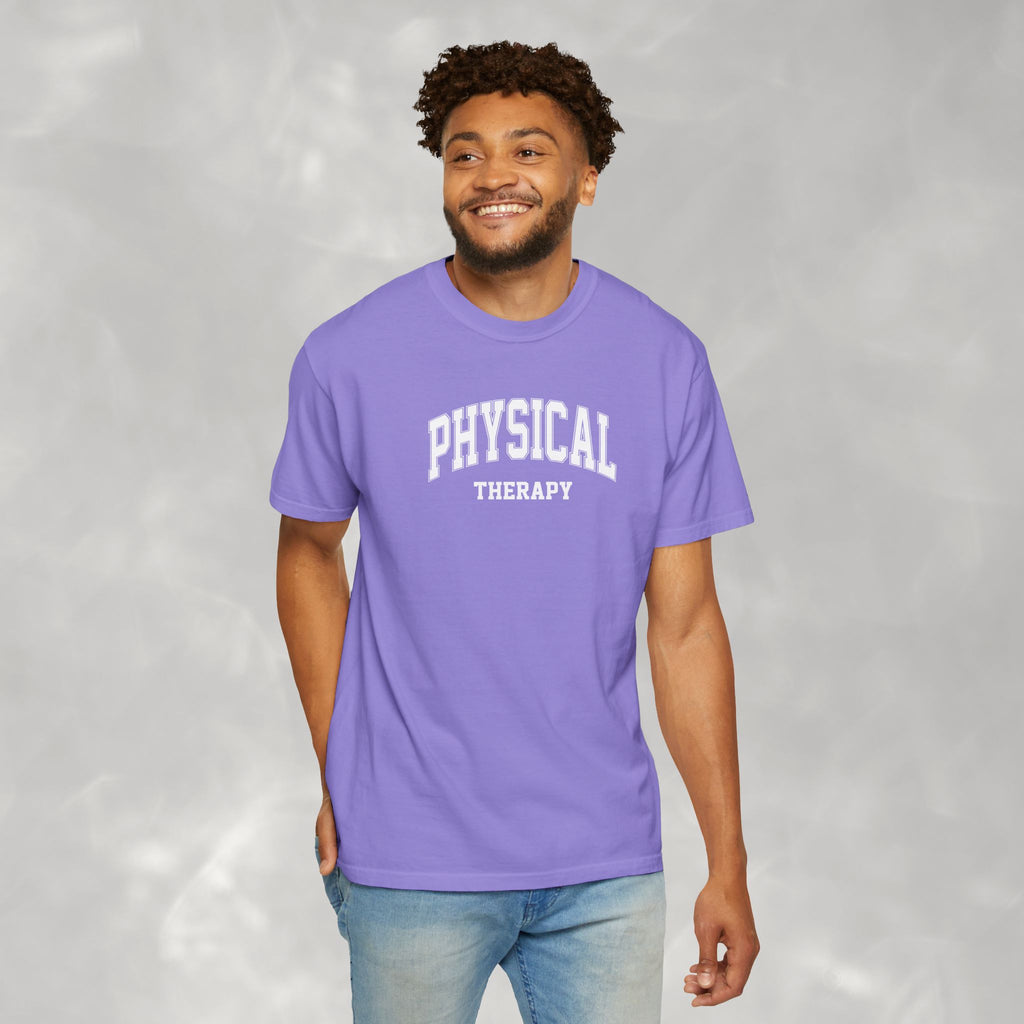 Physical Therapy, Therapist Classic Varsity Style Comfort Colors Tee