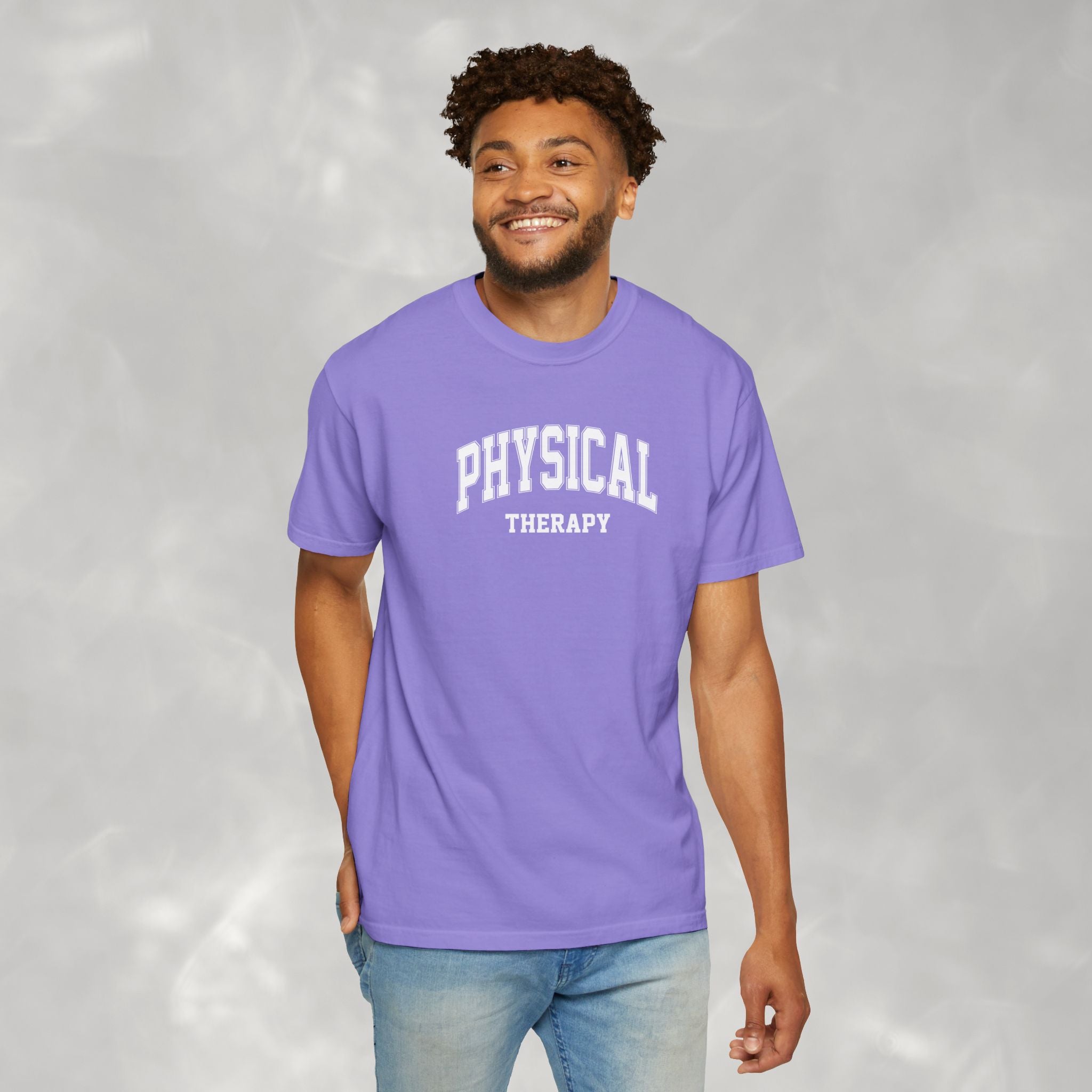 Physical Therapy, Therapist Classic Varsity Style Comfort Colors Tee