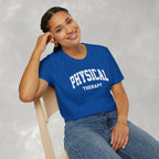 Physical Therapy, Therapist Varsity Style Gildan Unisex Softstyle T-Shirt