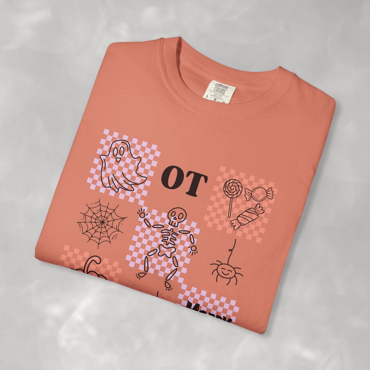 Cute Occupational Therapy Halloween Comfort Colors Unisex Garment-Dyed T-shirt for OT, COTA, OTA