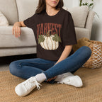 Autumn Harvest, White Pumpkin Retro Gildan Unisex Softstyle T-Shirt