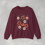 Vintage Autumn, Retro Fall Gildan Unisex Heavy Blend™ Crewneck Sweatshirt