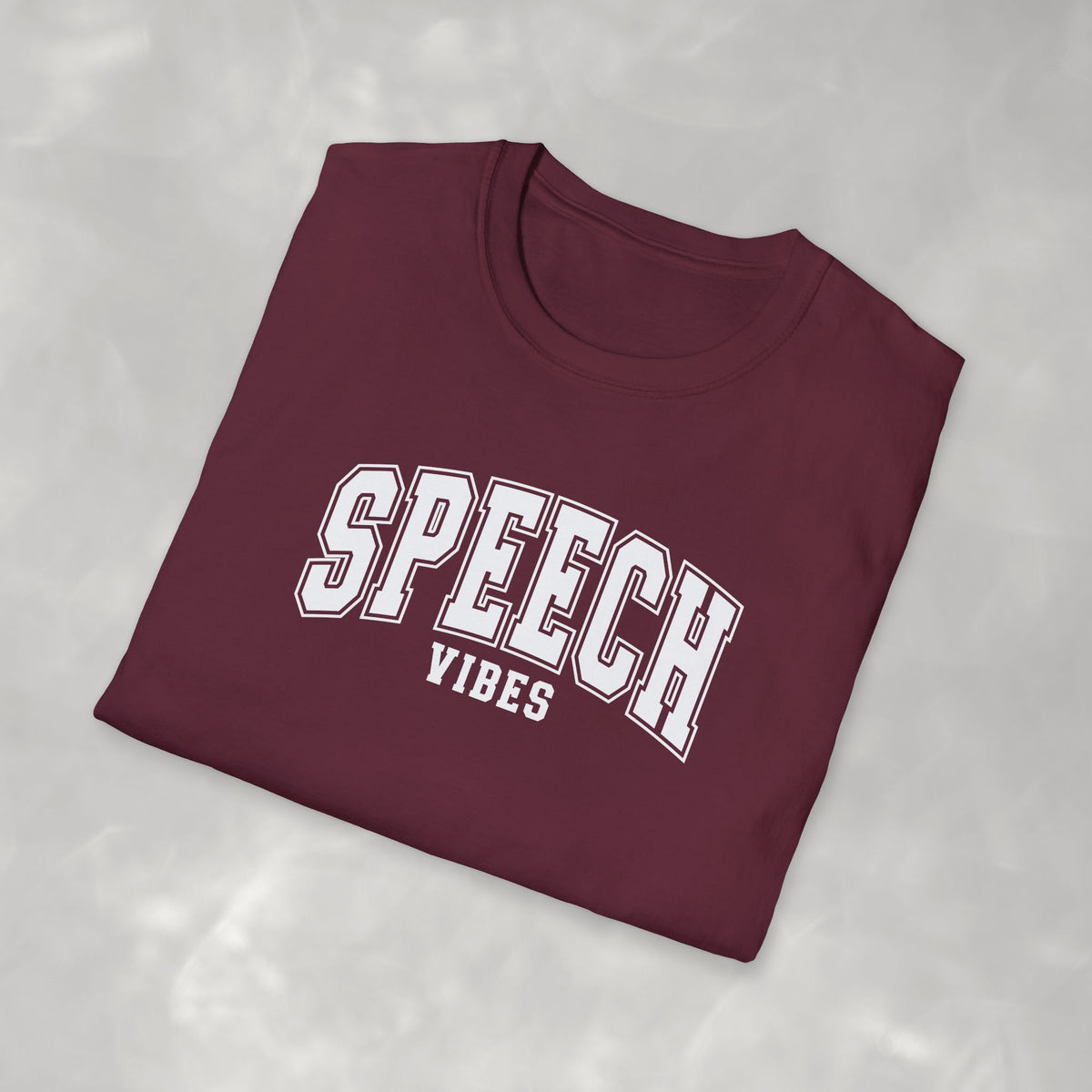 Speech Vibes Gildan Unisex Softstyle T-Shirt for SLP, SLPA, Speech Therapy