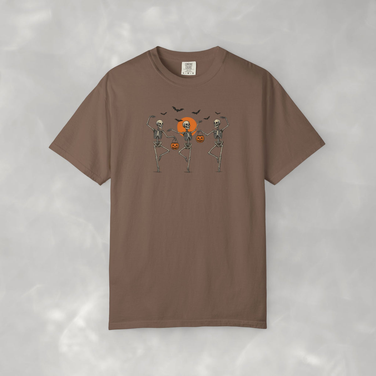 Dancing Skeletons, Cute Halloween Comfort Colors Tee