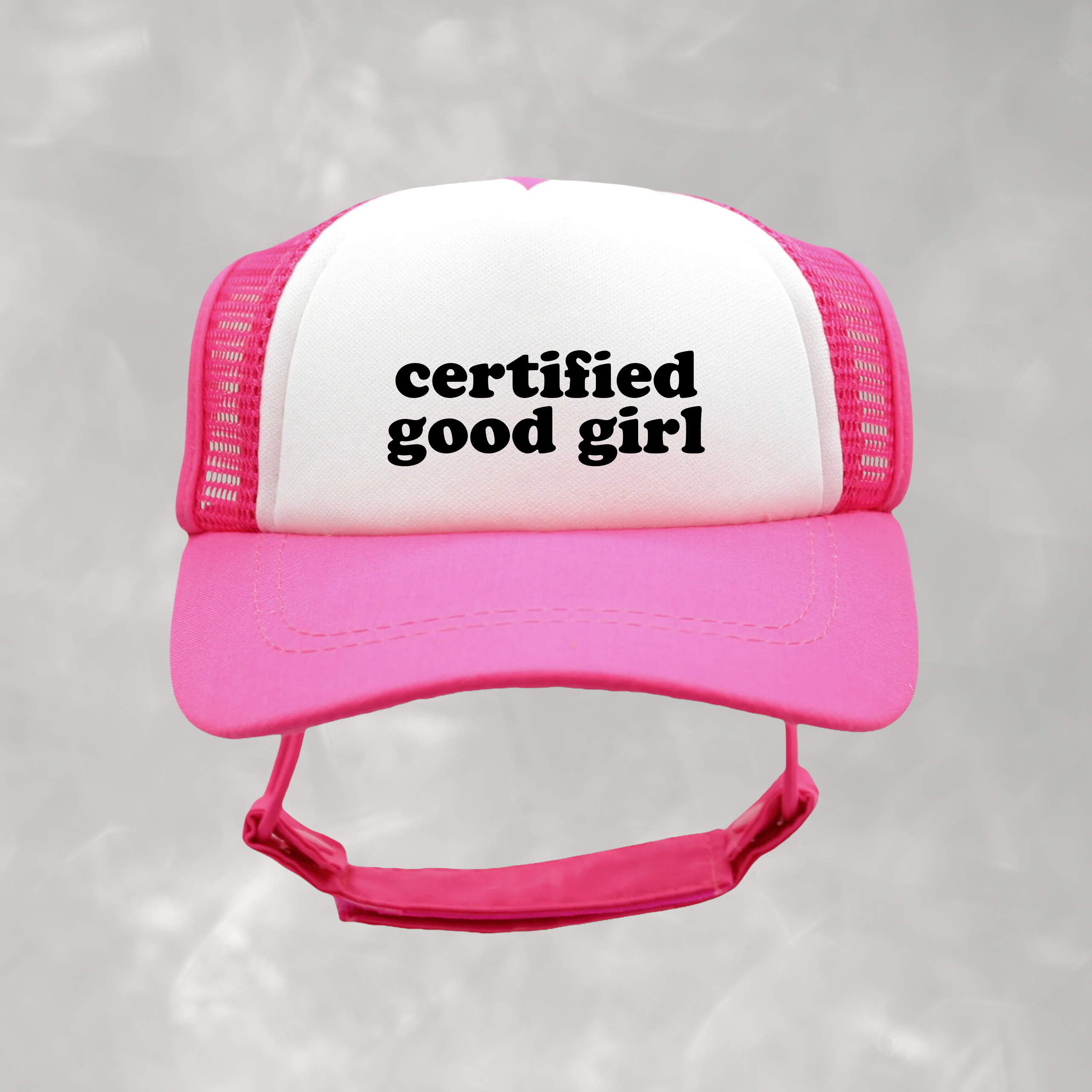 Certified Good Girl Dog Foam Trucker Hat
