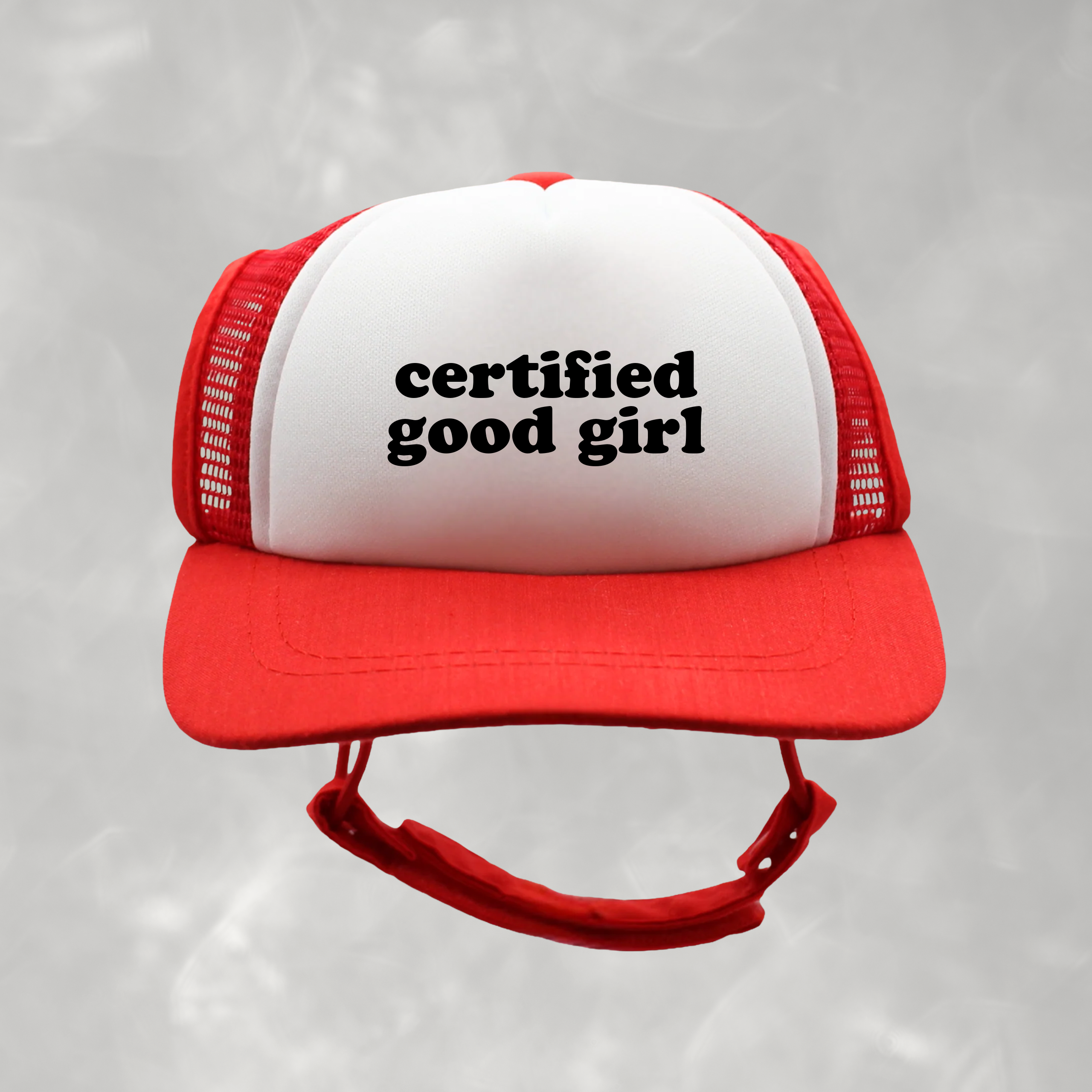Certified Good Girl Dog Foam Trucker Hat